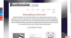 Desktop Screenshot of easternplating.com